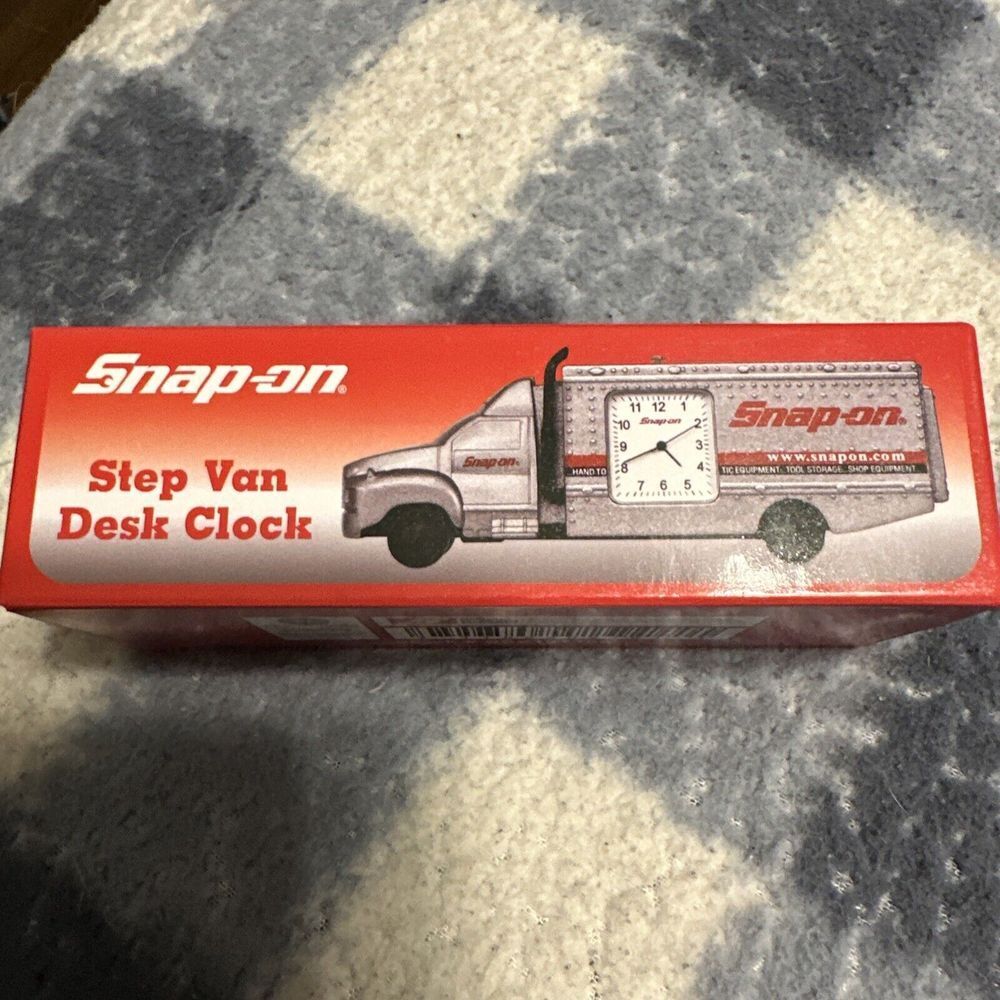 SOLDSnap On Tools SSX13T100 Step Van Desk Clock- New In Box- Die Cast Truck‎